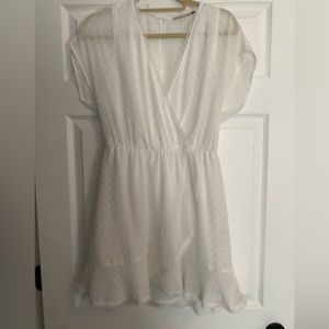Darling white mini dress!